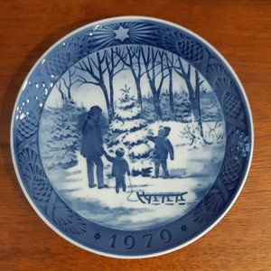 Royal Copenhagen Christmas Plate Vintage -1979